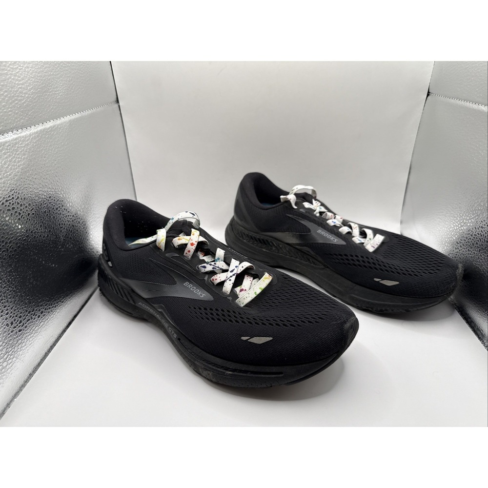 Brooks Adrenaline GTS 23 Triple Black‎ Mens 8 D Black Running Shoes